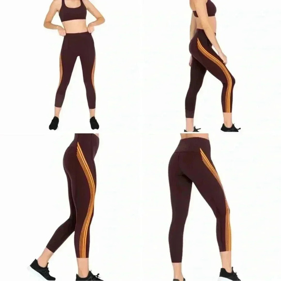 SPANX Every.Wear Contour Stripe 7/8‎ Leggings size S - Picture 1 of 12